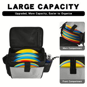 Bolsa de Almacenamiento para Disc Golf, Resistente, de Poliéster, para Exteriores, con Cierre, Portátil, Impermeable, con Correa para el Hombro, para Entrenamiento de Principiantes, Gran Venta - Product Image 2