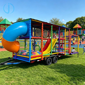 Manèges mobiles pour enfants en promotion, aire <span class=keywords><strong>de</strong></span> jeux mobile avec remorque à <span class=keywords><strong>vendre</strong></span> - Product Image 1