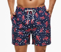 Short de bain personnalisé pour hommes Maillot de bain imprimé fruits à séchage rapide Short de plage pour hommes Maillot de bain de surf décontracté Short de bain