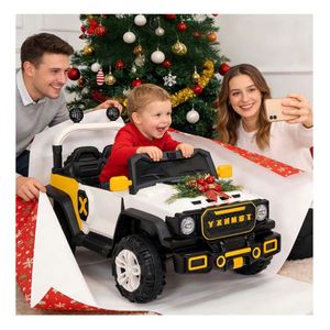 Coche Eléctrico Infantil de 4 Ruedas con Cabina Grande, Motor 390, Batería 12V7Ah, Panel de Control, USB, MP3, Luz Intermitente, Duradero y Seguro - Product Image 4