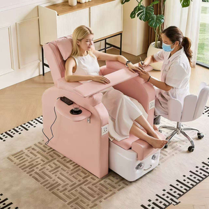 Sillón de Pedicura Eléctrico Reclinable de Lujo - Sillón de Masaje con Baño de Pies para Salón de Belleza - Product Image 4