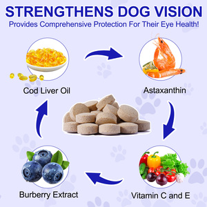 Suplemento Diario <span class=keywords><strong>para</strong></span> el Cuidado de los Ojos de <span class=keywords><strong>Perros</strong></span> Oimmal con Antioxidantes de Arándano, Vitamina C y Vitamina E, Apoyo <span class=keywords><strong>para</strong></span> Problemas Oculares en <span class=keywords><strong>Perros</strong></span> - Product Image 2