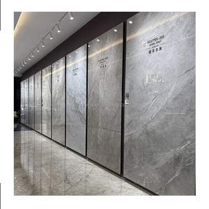 Tipos de baldosas de pared para suelo y baño, encimera de losa de porcelana grande pulida de 12mm, encimera de losa de porcelana blanca de piedra sinterizada - Product Image 3