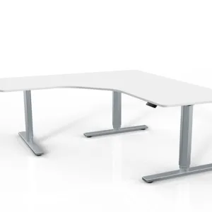 120 angle home office table , plane shape laptop desk, office L shape table