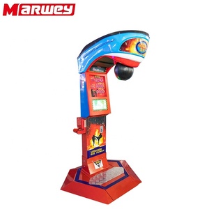 Macchina da Boxe Big Punch Marwey, Gioco Arcade a Gettoni con Premi, <span class=keywords><strong>Re</strong></span> del Martello - Product Image 1