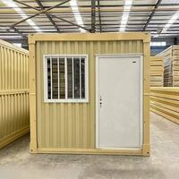Maison pliante préfabriquée en acier ondulé, à succès, avec structure modulaire, emballage compact, portable, pour hôtel, usage moderne