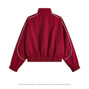 Custom Logo New Canvas <b>Thin</b> Winter <b>Waterproof</b> Windproof Quick-drying Sports Coat for Men with Zipper Stand Collar - Product Image 6