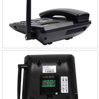 Meilleur téléphone fixe sans fil GSM multifonction à bas prix pour 2 cartes SIM, téléphone de bureau mobile ETS 6588