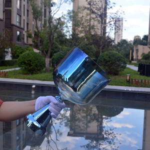 Productos Espirituales HF, Cáliz de Cristal Azul para Sonoterapia, Tipo Titanio, Octava 3ª y 4ª, Instrumento de Sanación con Sonido de Cristal de Cuarzo - Product Image 6