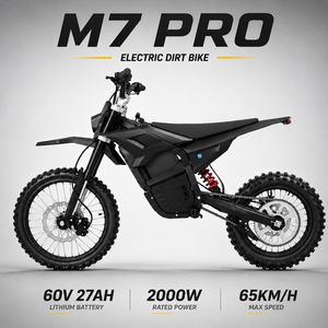Moto tout-terrain Surrou homologuée CE 60V 2000W à moteur central, 4500W, pour adulte, type Pit Bike - Product Image 1