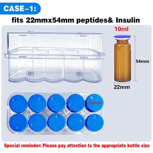 Vial <b>Storage</b> Case Organizer For 10ml And 3ml Vials Plastic <b>Container</b> With Lid Lab Use - Product Image 4