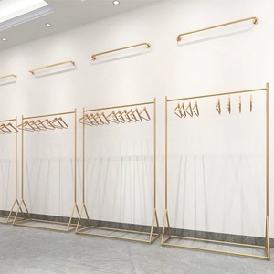 Hot <strong>Sale</strong> <strong>Clothing</strong> Shop Equipment Wall Hanging Clothes Rack <strong>Clothing</strong> <strong>Rail</strong> <strong>for</strong> a Shop - Product Image 4