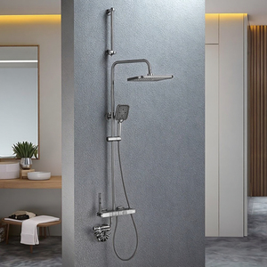 Набор для душа из нержавеющей стали с двумя ручками - Product Image 5