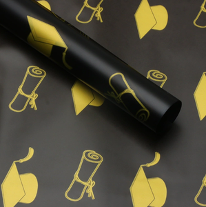 DAMAI <b>Hot</b> Selling Graduation Party Decorations Plastic Waterproof Flower Wrapping Paper Outdoor Portable Supplies - Product Image 6