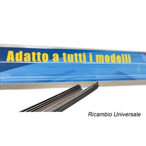 Coppia di punte in gomma di ricarica piatta 28 ''700mm ricambio universale per spazzole tergicristallo in ferro-auto e moto/ - Product Image 4