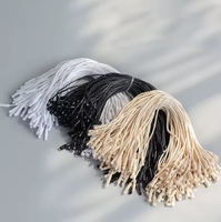 Étiquette de vêtements corde chaîne tablettes suspendues pour vêtement sac cartes bricolage étiquettes accessoires Snap Lock broche boucle cravate attaches ligne