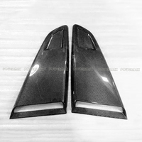 Couvre-lamelles latérales de style MP en fibre de carbone pour Ford Mustang 2015+ Lamellettes latérales