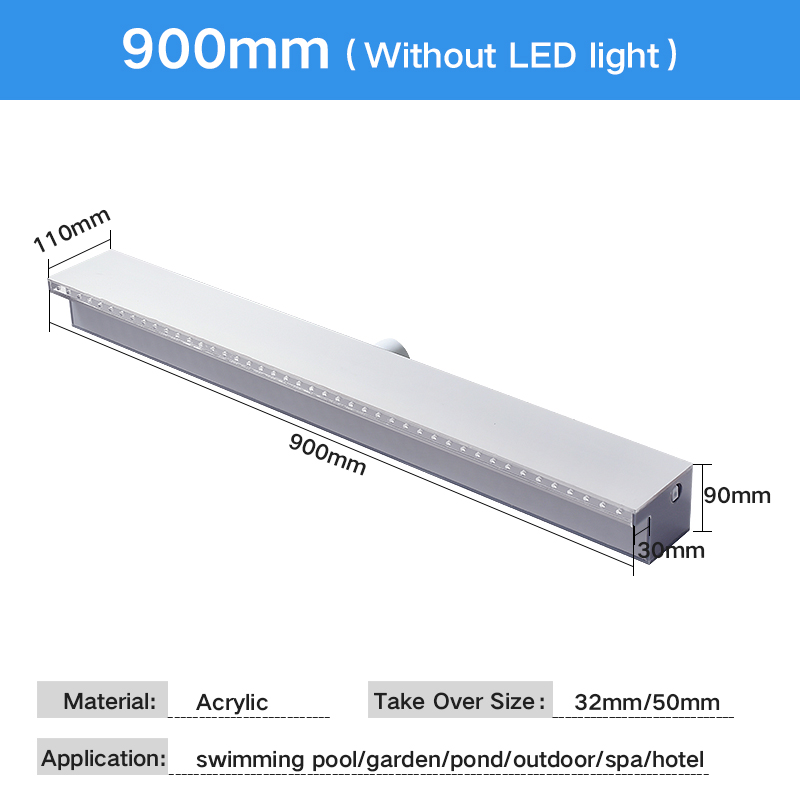 Gris 900mm sans LED