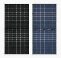 Panneaux solaires JA Risen JAM72D30MB 525-550W Bifaciaux à demi-cellules MBB pour BIPV de type N avec garantie de 15 ans