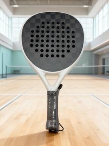 <span class=keywords><strong>Raquette</strong></span> de padel professionnelle légère en fibre de carbone 18K, personnalisable en usine, avec filet en polyester, forme diamant, pour 15-17 ans - Product Image 4