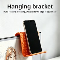 Support de téléphone pliable en plastique souple, multifonctionnel et portable, support de tablette transformable avec stabilisation d'image pour utilisateurs paresseux