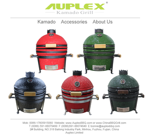 Parrilla Kamado de Cerámica de 16 Pulgadas para Barbacoa y <span class=keywords><strong>Ahumador</strong></span> para Cocinar al Aire Libre, Parrilla de Carbón OEM Estilo <span class=keywords><strong>Asador</strong></span>, Diseño de Nueva Tendencia 2026 - Product Image 2