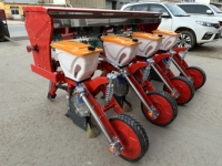 Tech-A Mini tracteur agricole à haute efficacité à 3 rangées de semoir de maïs-Compatible avec l'engrenage d'engrais et les composants de base de la boîte de vitesses