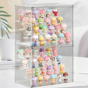 Boîte de rangement transparente en plastique anti-poussière et écologique pour figurines et boîtes mystères, facile à assembler, vente en gros - Product Image 1