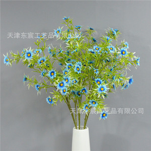 Flor de Margarita Artificial Dongchen Crafts, Tallo Individual de 30cm-100cm, Flor de Seda para Decoración de Bodas y Hogar - Product Image 3