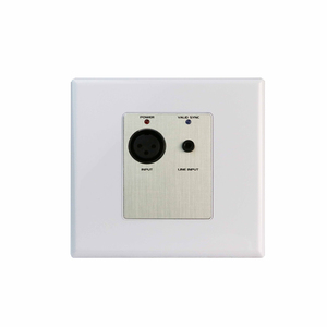 FHB DWP22L-US 2x2 Dante Wall Plate XLR Mic Line Input 48V Phantom Power PoE 24Bit ממשק אודיו - Product Image 1