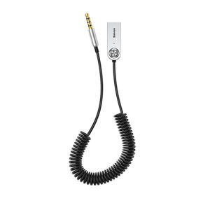Récepteur audio de voiture <span class=keywords><strong>Baseus</strong></span> BA01, adaptateur sans fil <span class=keywords><strong>AUX</strong></span> 3,5 mm, émetteur de musique pour haut-parleur de voiture avec câble dongle - Product Image 1