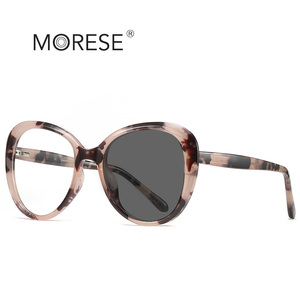 Morese แว่นตาโฟโตโครมิกสำหรับผู้หญิง TR 90ของ <span class=keywords><strong>P2013</strong></span>แว่นตากันแสงสีฟ้ากรอบใหญ่สไตล์แฟชั่น - Product Image 1