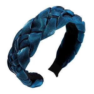 Punehovanci — <span class=keywords><strong>bandeau</strong></span> tressé en velours, serre-tête Vintage, en tissu élégant, Turban torsadé, pour le <span class=keywords><strong>maquillage</strong></span> - Product Image 5