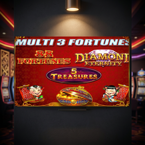 Máquina de Juego FRO Multi 3 en 1 88 Fortunes con Monitor Dual y PCB 5V 25x20x4CM 0.5KG - Product Image 3