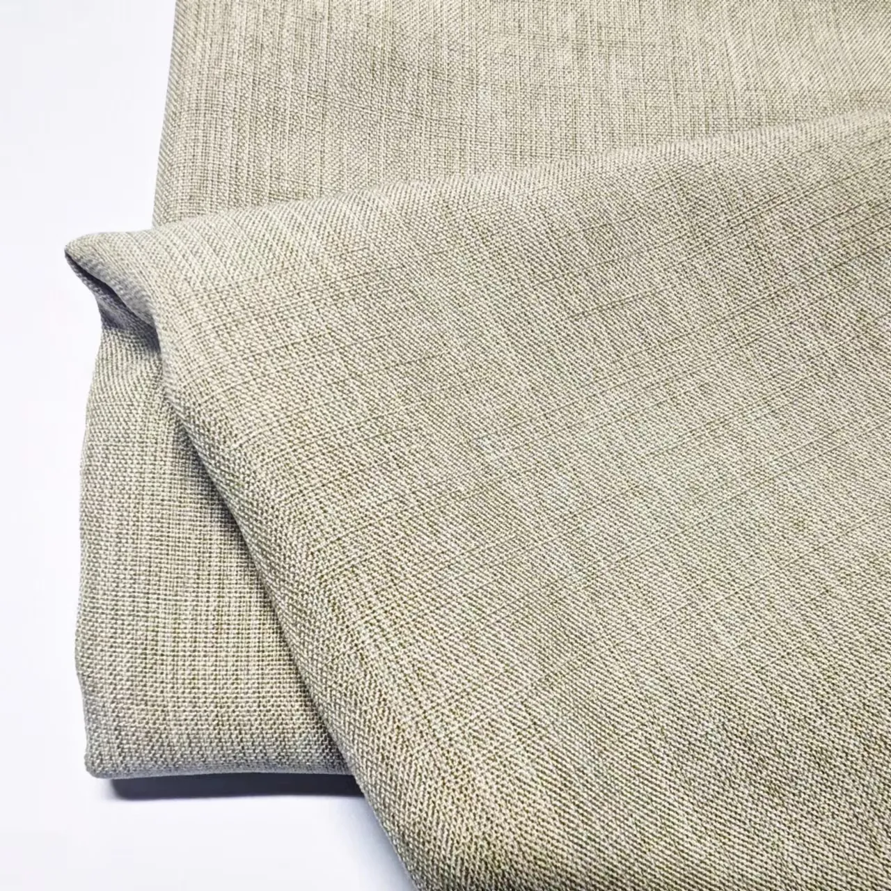 170gsm Linen Type Cloth Simulated Linen Fabric Imitation Linen Polyester Cation Fabric For Clothing