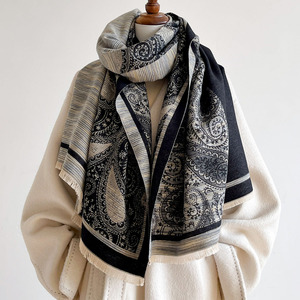 Newest Arrival 2026 Winter <strong>Warm</strong> Pashmina <strong>Shawls</strong> <strong>and</strong> <strong>Wraps</strong> 185*65cm Luxury Designer Animal Pattern Horse Cashmere Scarf Women - Product Image 2