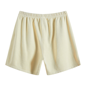 2023 caldo estivo da ragazza in cotone 100% francese di spugna <span class=keywords><strong>pantaloncini</strong></span> da ginnastica larghi semplici e lavati con acido mezzo pantaloni Vintage per le donne all'ingrosso - Product Image 6