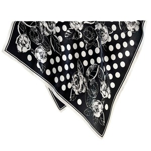 रेशम 100% गुणवत्ता सैटिन मुद्रित घोड़े वर्ग कस्टम स्क्रीन रेशम का रंग महिलाओं के लिए 65 स्कार्फ - Product Image 5