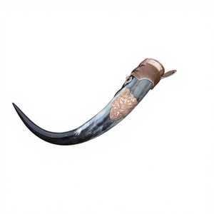 B.S INTERNATIONAL BI-0190 Exportation de mugs à bière en corne de viking de haute qualité, écologiques, légers, prix d'usine, personnalisables, en corne de bœuf naturelle - Product Image 5