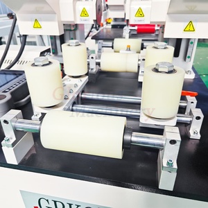 เครื่องเลื่อยตัดองศาแบบเลื่อนสองด้าน รุ่นใหม่ คุณภาพเยี่ยม สำหรับทำหน้าต่างและประตูอลูมิเนียม พร้อมระบบ PLC สำหรับตัด UPVC/PVC - Product Image 6