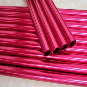 colourful anodized aluminium tubes/pipes for wind chime tent