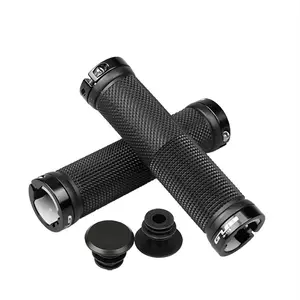 Cycling Lockable Bicycle Handle Grip For Bicycle MTB Road Bike Handlebar Bicycle Grip Bike Aluminum Alloy + Rubber