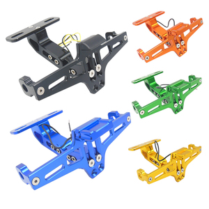 Soporte de luz de señal de giro LED para Yamaha MT07 MT10 para Kawasaki Z750 Z800 para <span class=keywords><strong>BMW</strong></span> R1200-Motorcycle accesorio de soporte de matrícula - Product Image 1