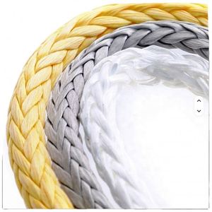 Cuerda Trenzada UHMWPE de 8mm, 12mm, 24mm, 28mm, 32mm en Colores Azul, Amarillo y Blanco, de 3/8/12 Hilos para Línea de Remolque, Barco, Nave, Yate - Product Image 3