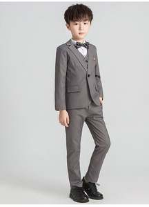 Conjunto de 3 Piezas de Traje Formal para Niños, Blazer + Chaleco + Pantalón, Trajes de 3 Piezas para Niños, para Bodas, Fiestas, Actuaciones de Piano, Disfraz de Presentador - Product Image 6