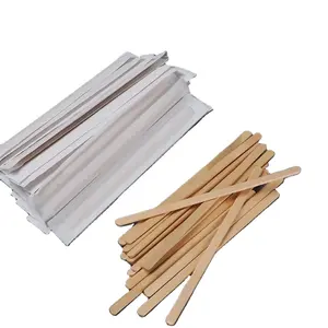 Bamboo Cafe Sticks Holzstab Kaffee rührer Sticks Einweg