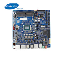 V1605B 2 Lan DDR4 Four Display 6 COM 10 USB PCIe 1X PCIe 4X 12V AMD Embedded SBC Industrial PC Motherboard