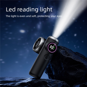 2 in 1 Portable <b>Neck</b> Fan with LED Reading <b>Light</b> Magnetic Detachable 5 Speed 360 Adjustable for Outdoor Office Home - Product Image 5