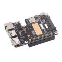 Module de communication Internet Raspberry Pi 5 PCIE 4G avec carte SIM, interface USB/Type-C, RJ45 Gigabit, carte de développement sous Linux OS