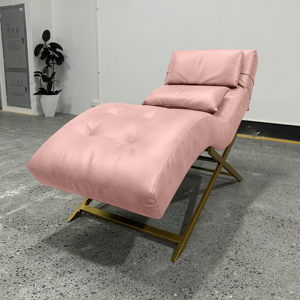 Luxury Modern Esthetician Lash Bed Station Curved + Half Moon LED Light + Storage Cart + Rolling <b>Stool</b> Foldable Pink Hotel - Product Image 5